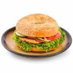Bajgiel Burger Nielone (wege mięso)