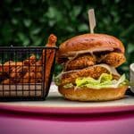 Cezar chicken burger