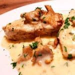 Filet w sosie śmietanowo-kurkowym