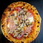 Cotto e funghi