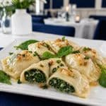 Pierogi ze szpinakiem