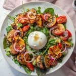 Burrata e prosciutto